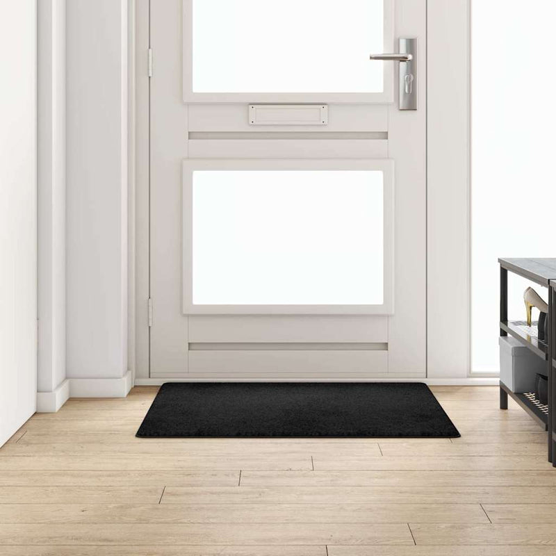 Afbeelding laden in galerijviewer, Vidaxl tapijt loper zwart 100 x 100 cm 100% polypropylene tuft
