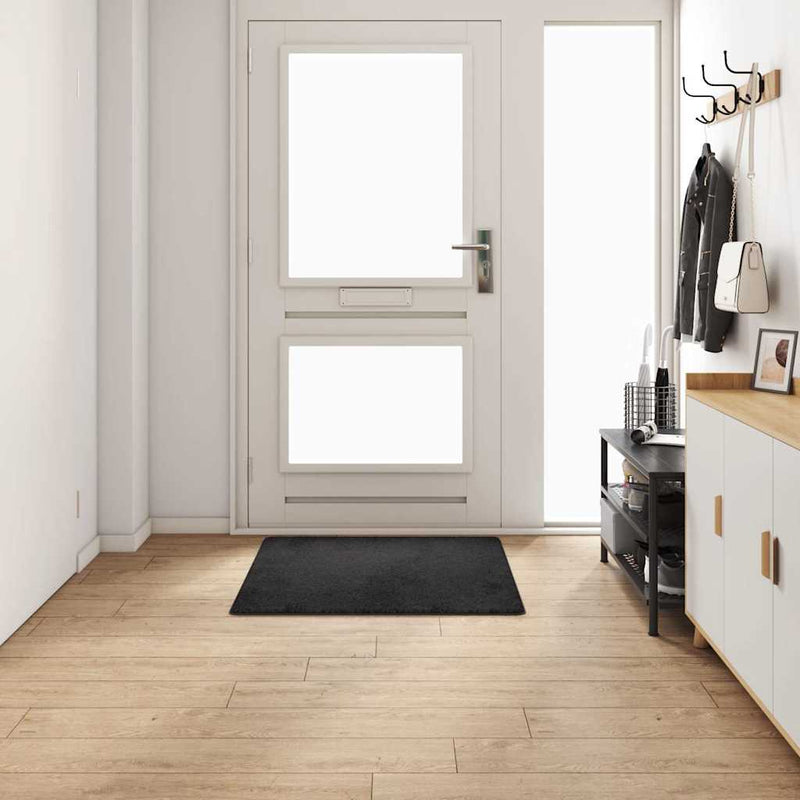 Afbeelding laden in galerijviewer, Vidaxl tapijt loper zwart 100 x 100 cm 100% polypropylene tuft
