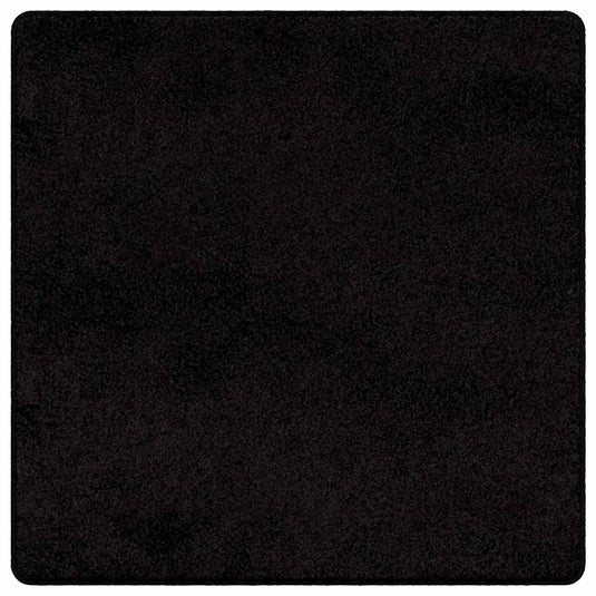 Vidaxl tapijt loper zwart 100 x 100 cm 100% polypropylene tuft
