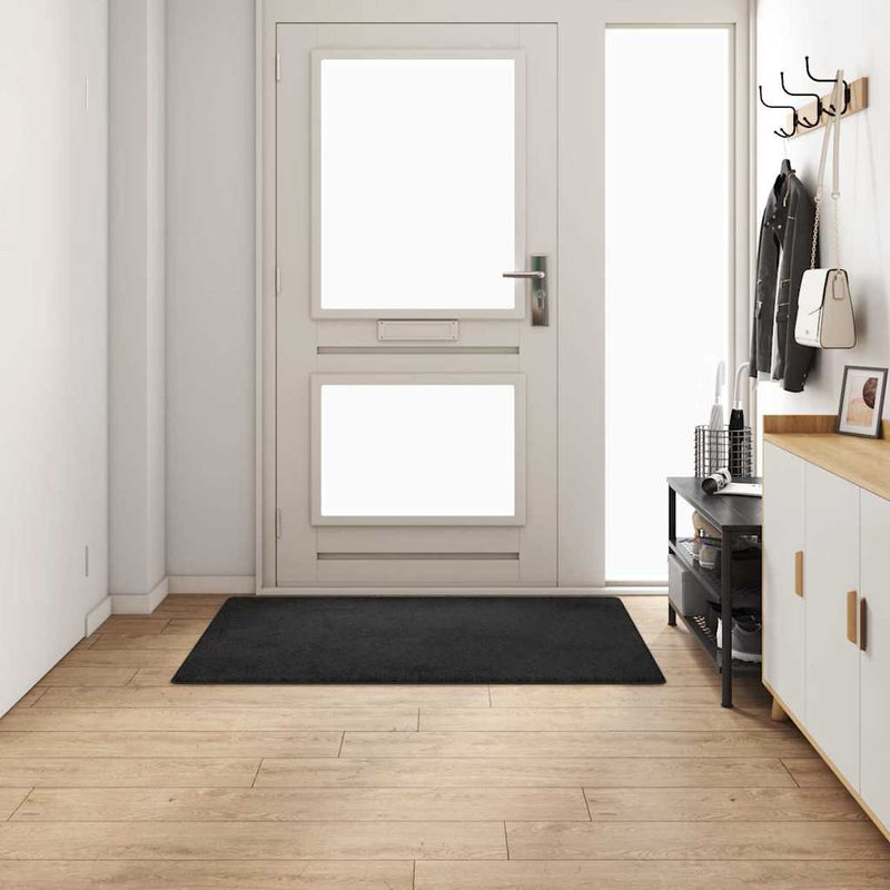 Afbeelding laden in galerijviewer, Vidaxl tapijt loper zwart 100 x 150 cm 100% polypropylene tuft
