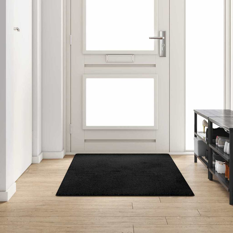 Afbeelding laden in galerijviewer, Vidaxl tapijt loper zwart 100 x 200 cm 100% polypropylene tuft

