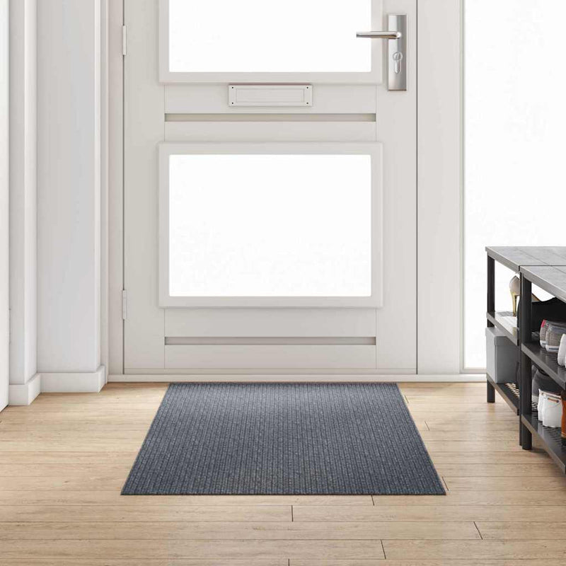 Afbeelding laden in galerijviewer, Vidaxl tapijt loper grijs 80 x 200 cm stof

