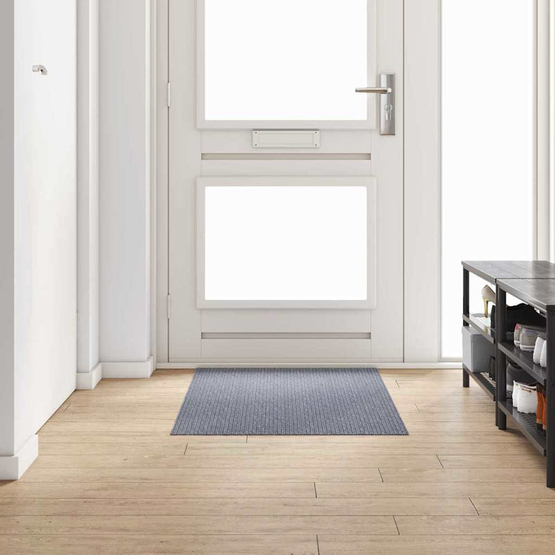 Afbeelding laden in galerijviewer, Vidaxl tapijt loper lichtgrijs 80 x 150 cm stof
