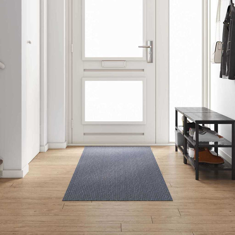 Afbeelding laden in galerijviewer, Vidaxl tapijt loper lichtgrijs 80 x 300 cm stof

