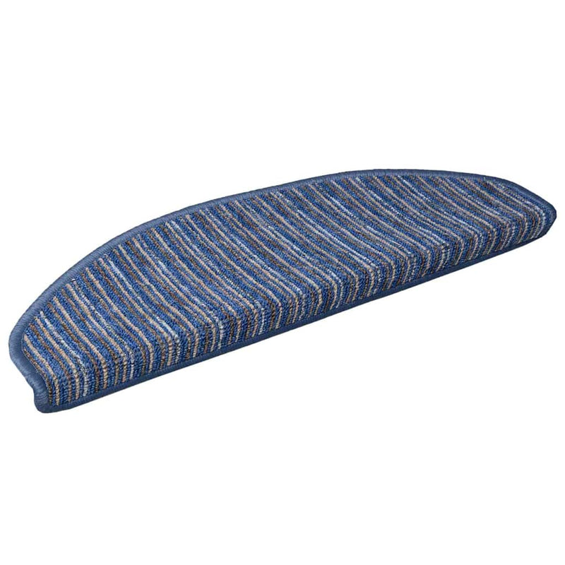 Afbeelding laden in galerijviewer, Vidaxl zelfklevende trapmatten 15 st 65 x 21 x 4 cm non-slip blauw
