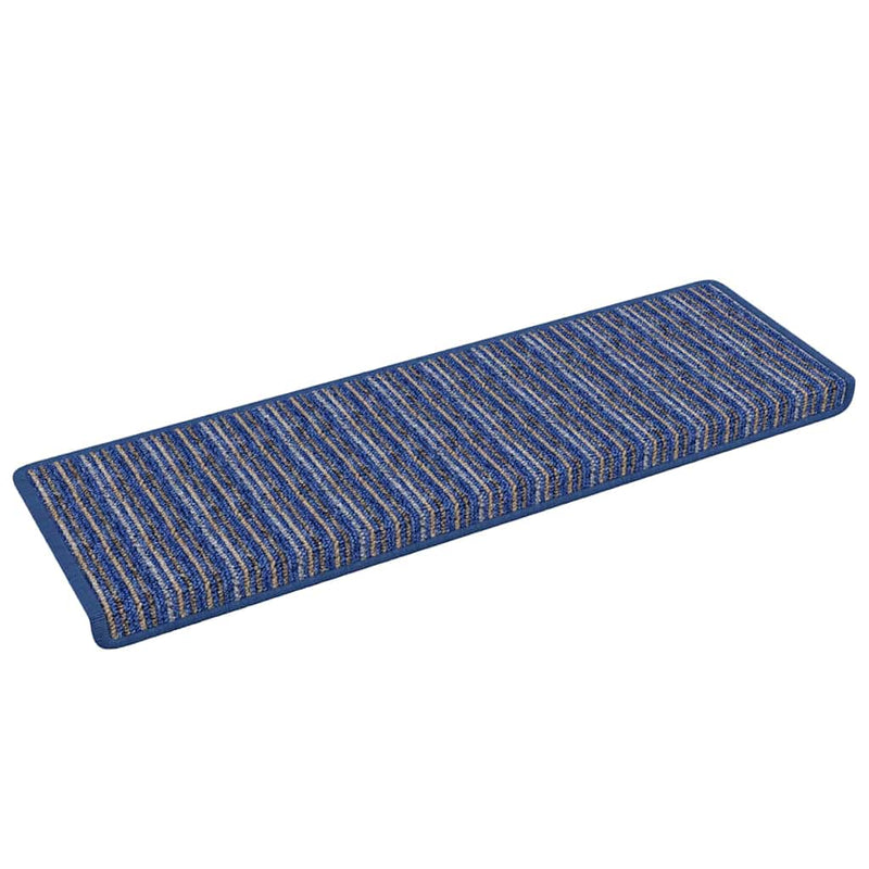 Afbeelding laden in galerijviewer, Vidaxl zelfklevende trapmatten 15 st 65 x 21 x 4 cm non-slip blauw
