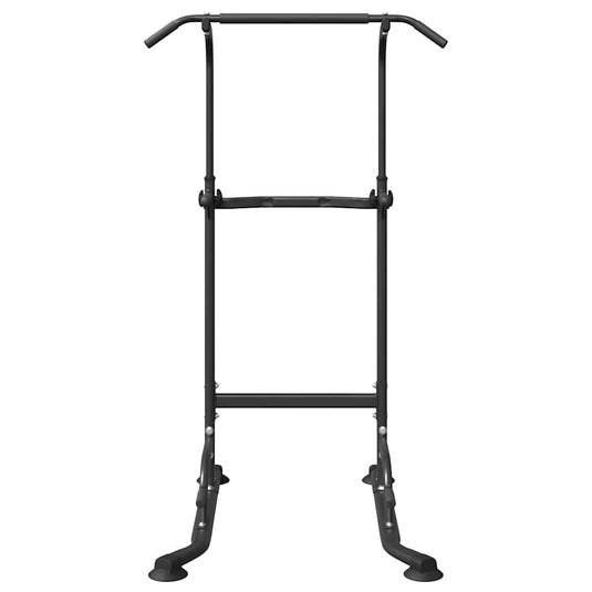 Vidaxl kracht toren dip station zwart 102 x 95 x 210 cm