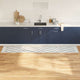Vidaxl keuken vloerkleed wit 300 x 60 cm fluweel