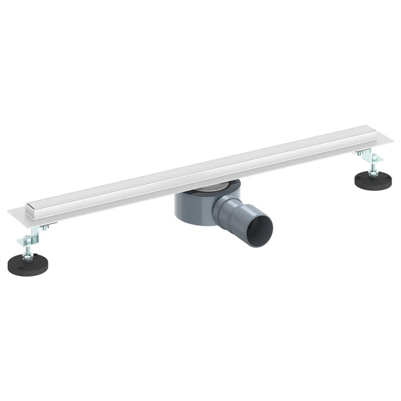 Afbeelding laden in galerijviewer, Vidaxl 360° doucheafvoer met slank model zilver 60 cm

