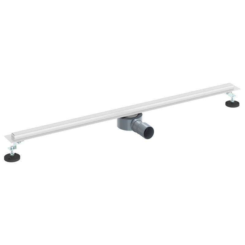Afbeelding laden in galerijviewer, Vidaxl 360° doucheafvoer met slank model zilver 100 cm
