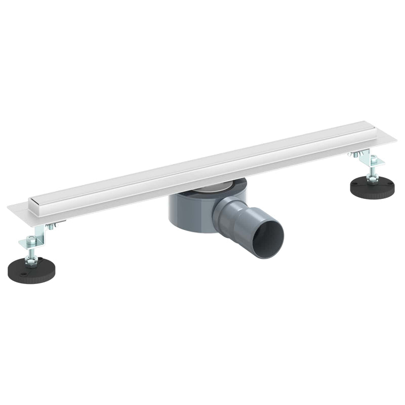 Afbeelding laden in galerijviewer, Vidaxl 360° doucheafvoer met slank model zilver 50 cm
