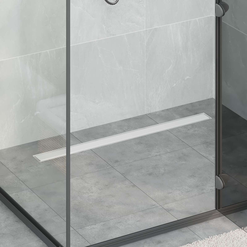 Afbeelding laden in galerijviewer, Vidaxl doucheafvoer 2-in-1 met 360° sifon zilver 90 cm
