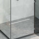 Vidaxl 360° doucheafvoer met slank model zilver 70 cm