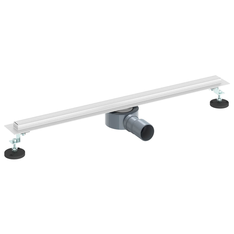 Afbeelding laden in galerijviewer, Vidaxl 360° doucheafvoer met slank model zilver 70 cm
