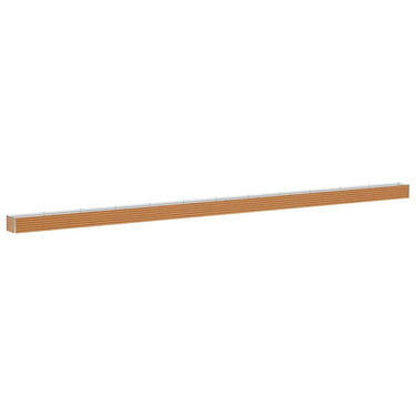 Vidaxl verhoogde plantenbak 1164 x 50 x 36 cm gegalvaniseerd staal
