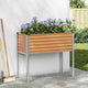 Vidaxl tuin bloempot licht bruin 100,5 x 40,5 x 90 cm