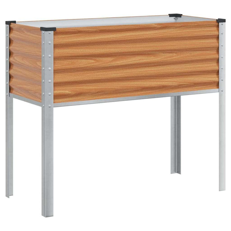 Afbeelding laden in galerijviewer, Vidaxl tuin bloempot licht bruin 100,5 x 40,5 x 90 cm
