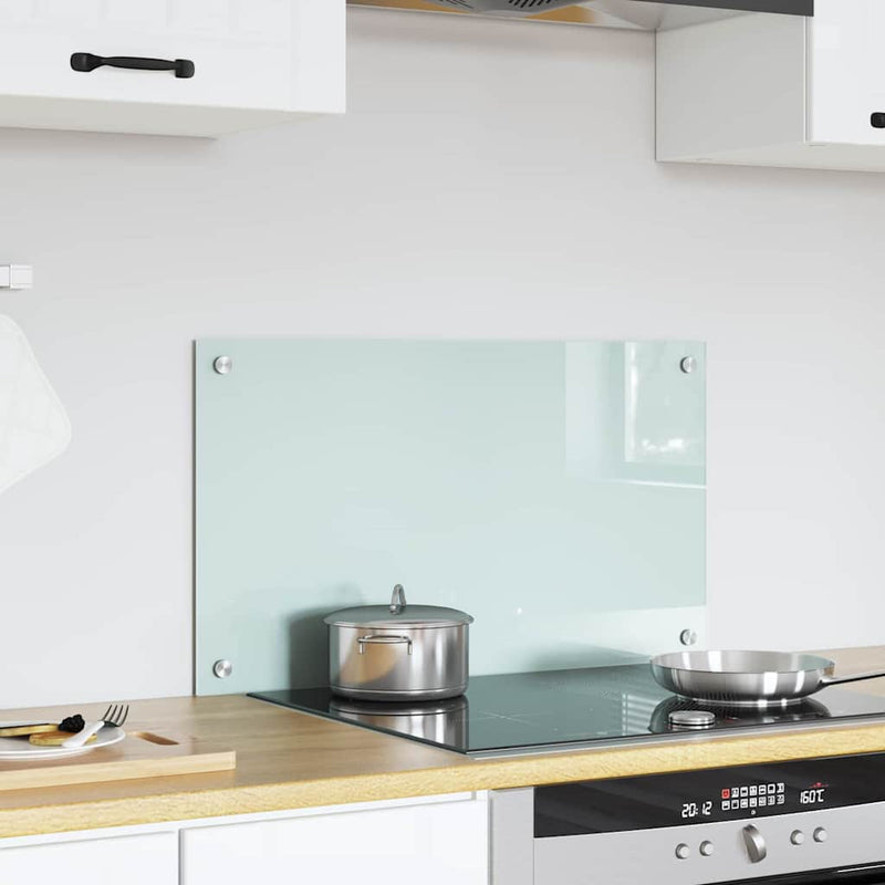 Afbeelding laden in galerijviewer, Vidaxl keukenachterwand melk 70 x 40 cm gehard glas
