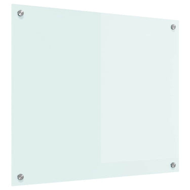 Vidaxl keuken achterwand wit 70 x 60 cm gehard glas