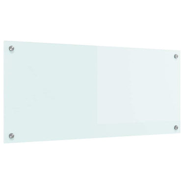 Vidaxl keuken achterwand wit 90 x 40 cm gehard glas