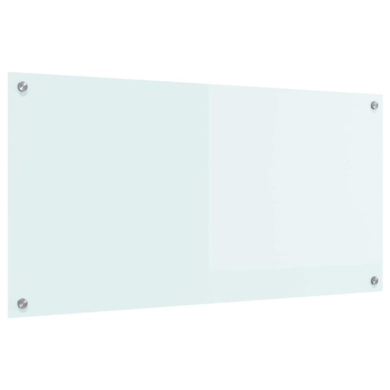 Afbeelding laden in galerijviewer, Vidaxl keukenachterwand melk 100 x 50 cm gehard glas
