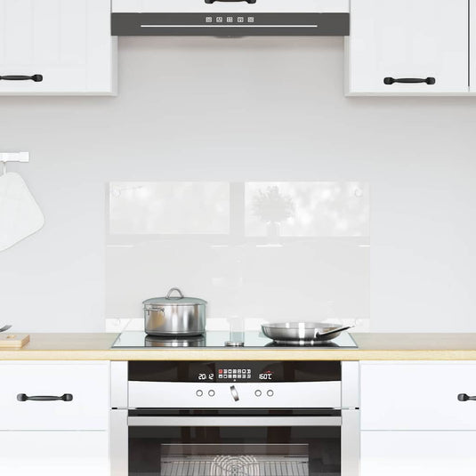 Vidaxl keuken achterwand doorzichtig 70 x 40 cm gehard glas