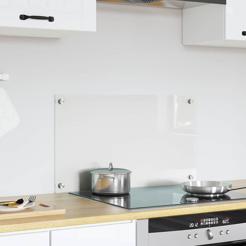Afbeelding laden in galerijviewer, Vidaxl keuken achterwand doorzichtig 70 x 40 cm gehard glas

