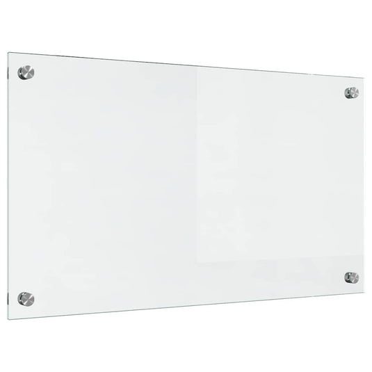 Vidaxl keuken achterwand doorzichtig 70 x 40 cm gehard glas