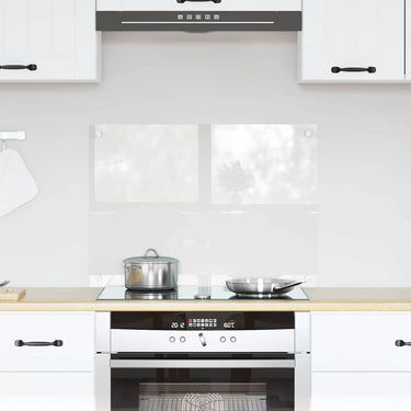 Vidaxl keuken achterwand doorzichtig 70 x 50 cm gehard glas