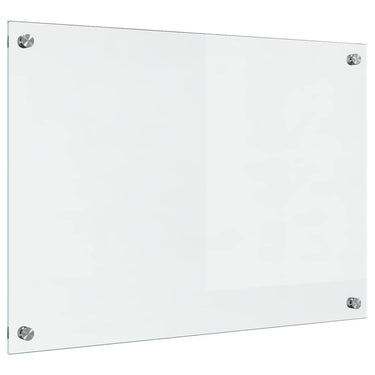 Vidaxl keuken achterwand doorzichtig 70 x 50 cm gehard glas