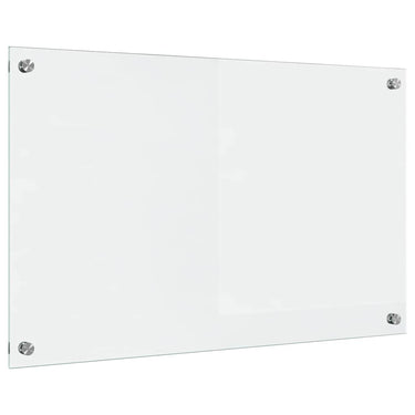 Vidaxl keuken achterwand doorzichtig 80 x 50 cm gehard glas