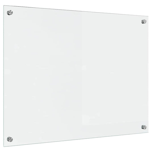 Vidaxl keuken achterwand doorzichtig 80 x 60 cm gehard glas
