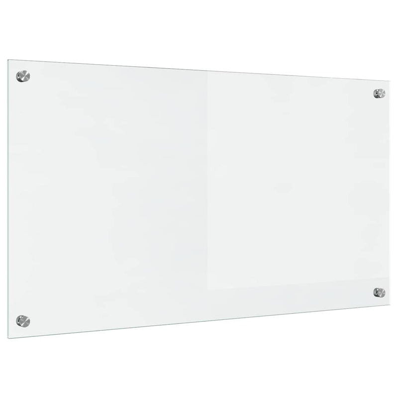 Afbeelding laden in galerijviewer, Vidaxl keuken achterwand doorzichtig 90 x 50 cm gehard glas
