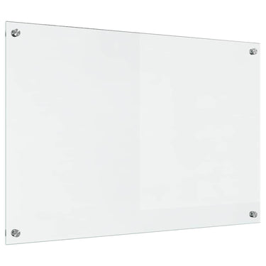 Vidaxl keuken achterwand doorzichtig 90 x 60 cm gehard glas