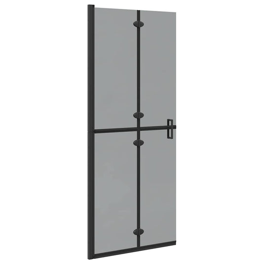 Vidaxl inloopdouchewand zwart 90 x 6.5 x 190 cm