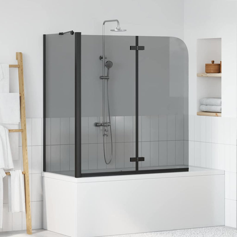 Afbeelding laden in galerijviewer, Vidaxl douche omhulsel zwart 120 x 68 x 130 cm esg-glas en aluminium
