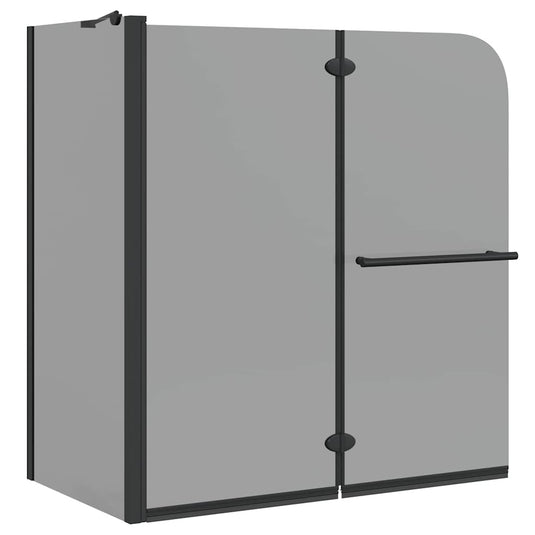 Vidaxl bi-vouw douche omheining donker transparant 120 x 67 x 129 cm