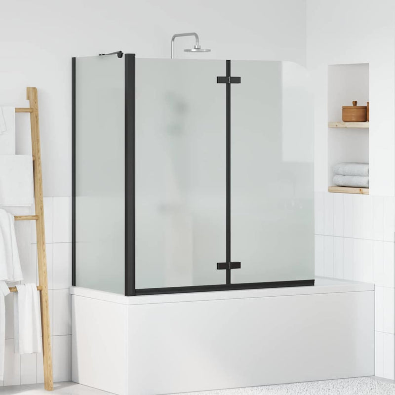 Afbeelding laden in galerijviewer, Vidaxl douche omhulsel zwart 120 x 68 x 130 cm esg-glas en aluminium
