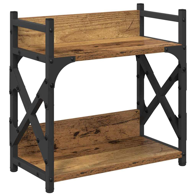 Afbeelding laden in galerijviewer, Vidaxl printerstand oud hout 40 x 20 x 40 cm bewerkt hout
