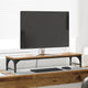 Vidaxl monitor stand oud hout 85 x 23 x 15,5 cm bewerkt hout