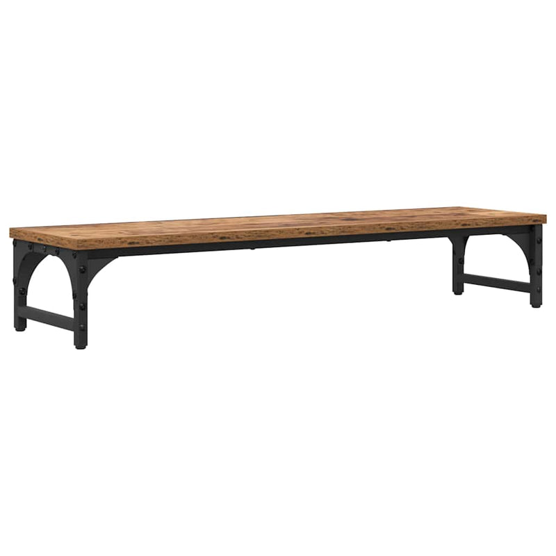 Afbeelding laden in galerijviewer, Vidaxl monitor stand oud hout 85 x 23 x 15,5 cm bewerkt hout
