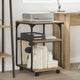Vidaxl printerstand artisan eiken 43 x 48 x 64 cm bewerkt hout