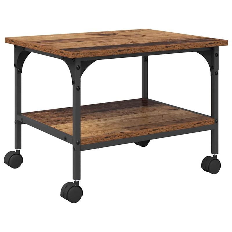 Afbeelding laden in galerijviewer, Vidaxl printerstand oud hout 50 x 40 x 38 cm bewerkt hout
