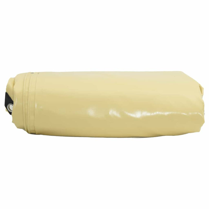 Afbeelding laden in galerijviewer, Vidaxl zeil 650g m² beige 3 x 5 m canvas met pvc-coating
