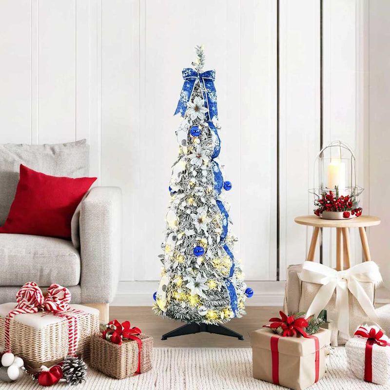 Afbeelding laden in galerijviewer, Vidaxl kunstkerstboom wit 120 cm pvc

