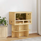 Vidaxl terrariumbasis bruin 80 x 50 x 50 cm osb