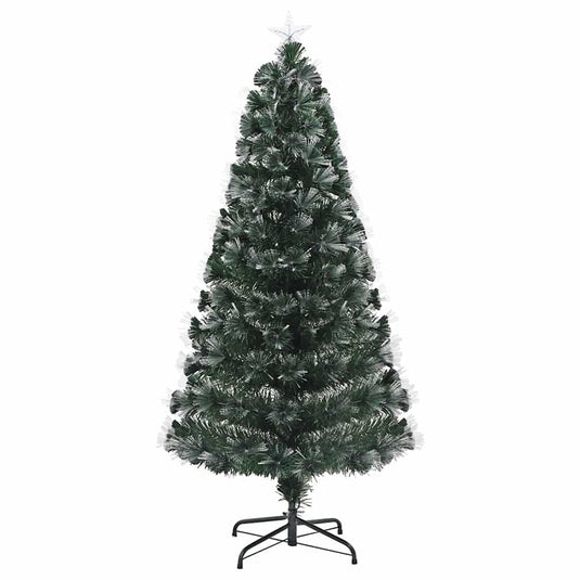 Vidaxl kunstkerstboom met 160 led met standaard groen 150 cm pvc