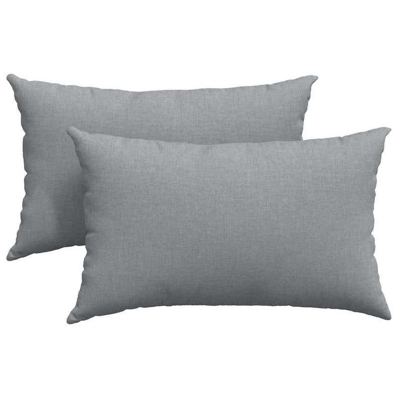 Afbeelding laden in galerijviewer, Vidaxl sofa kussens 2 stuks lichtgrijs 50 x 30 cm stof
