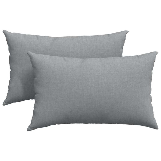 Vidaxl sofa kussens 2 stuks lichtgrijs 50 x 30 cm stof