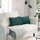 Vidaxl sofa kussens 2 pcs donkergroen 50 x 30 cm stof